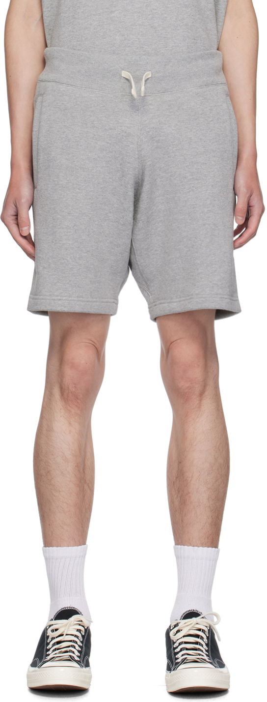 Shortsit BEAMS Beams Plus Sweat Shorts Harmaa | 3825-0111-048