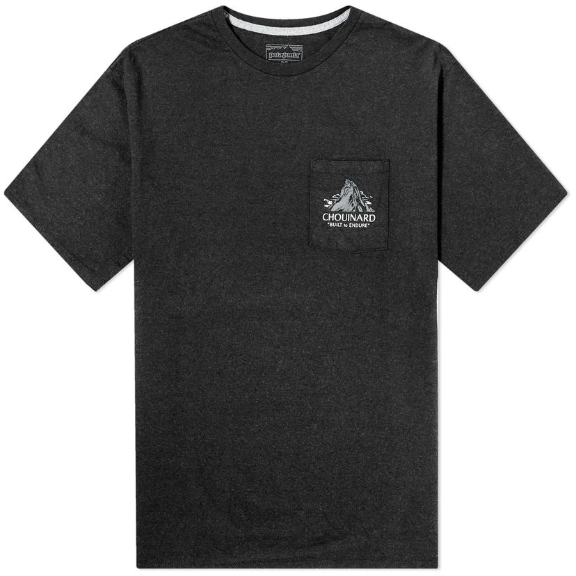T-paita Patagonia Chouinard Crest Pocket Responsibili-Tee Musta | 37770I-NBK