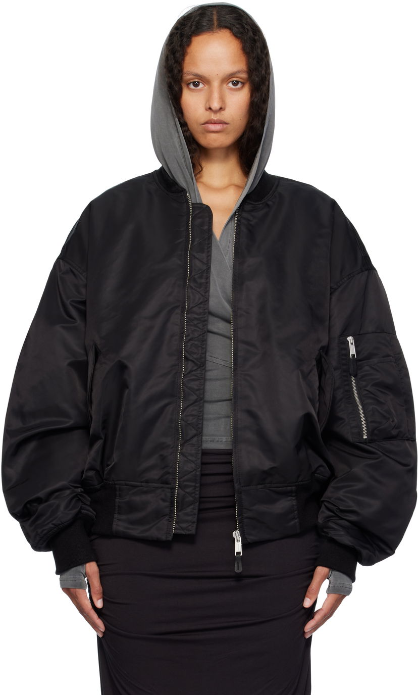 Bomber-takki Entire Studios Bomber Jacket Musta | ES2540OI