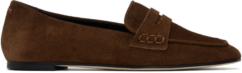Vaatteet Aeyde Aeyde Alfie Suede Loafers Ruskea | A11-FL-GGRS08FL1-SS24-990-022