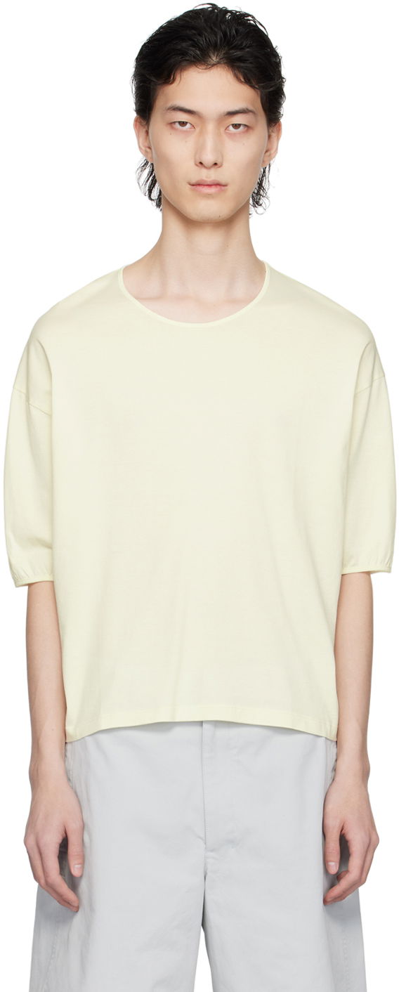 T-paita LEMAIRE LEMAIRE Relaxed T-Shirt Keltainen | TO1231 LJ1018