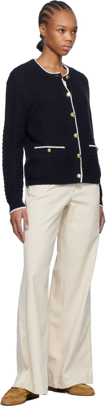 Villapaita rag & bone Rag & Bone Daria Knit Cardigan Tummansininen | WAS24P045SD45, 3