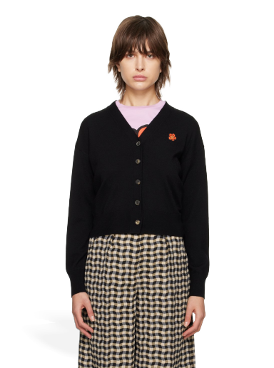 Villapaita KENZO Paris Boke Flower Cardigan Musta | FD52CA3833LB