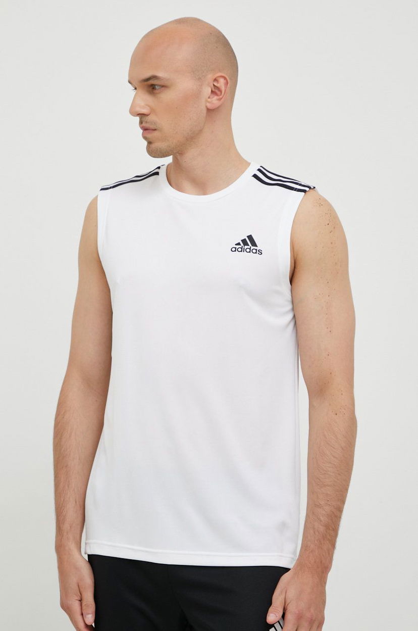 Tankkitoppi adidas Performance adidas Performance Designed To Move Training Tank Top Valkoinen | GM2158