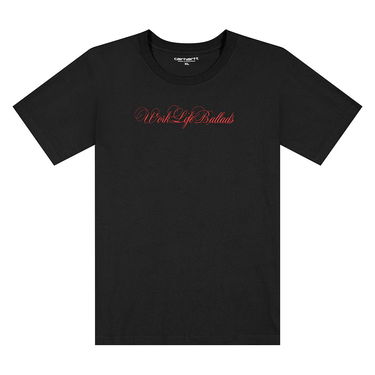 T-paita Carhartt WIP S/S Work Life Ballads T-Shirt Musta | I032388.1V2XX, 1