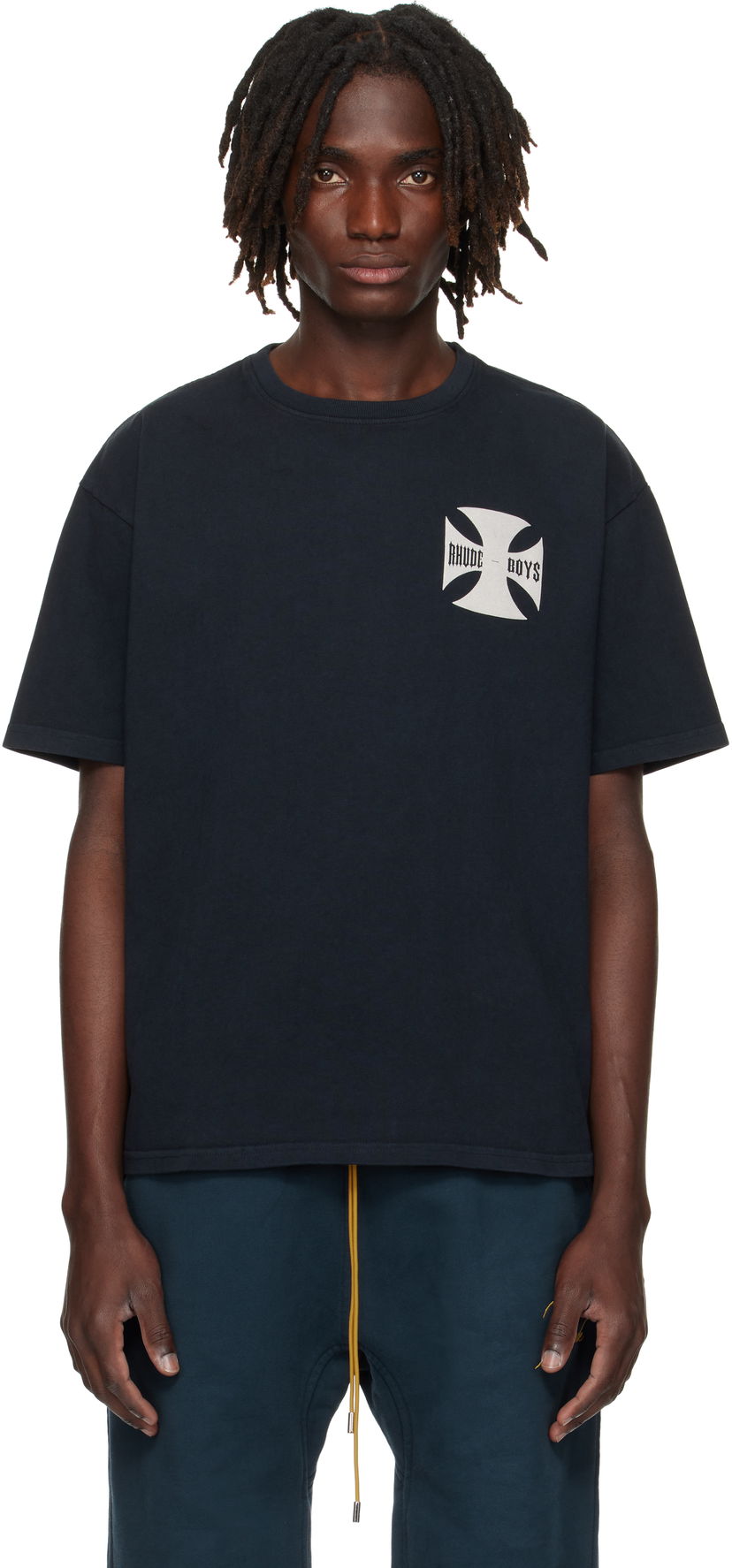 T-paita Rhude Rhude Boys Graphic T-Shirt Musta | RHPF25TT07012
