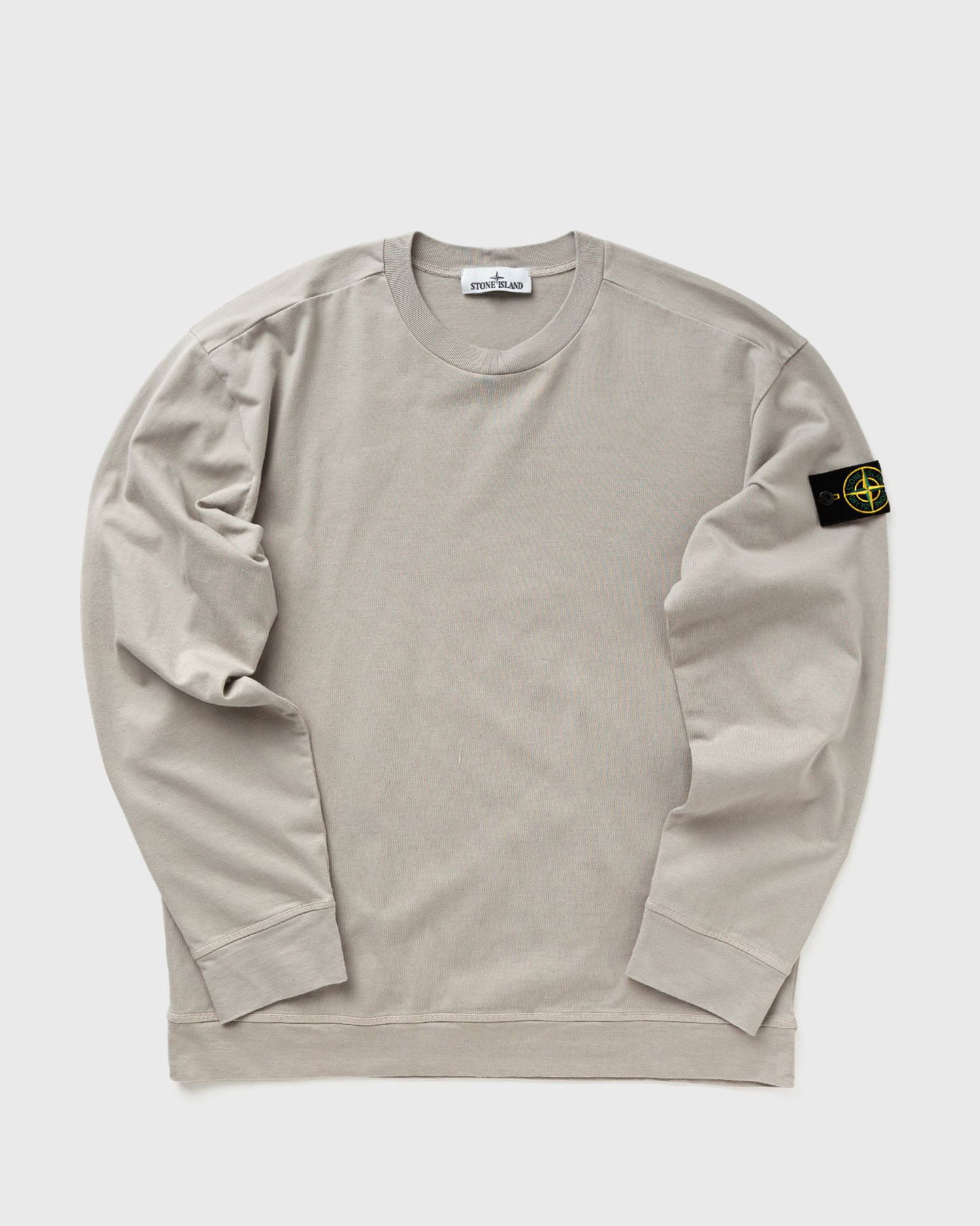 Huppari Stone Island Sleeve Patch Crewneck Sweatshirt Beige | K2S156100075S0A50.V0061, 0