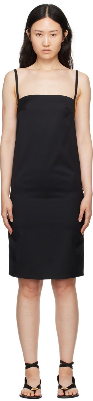 Mekko Loulou de Saison Loulou de Saison Blanca Mini Dress Musta | BLANCA