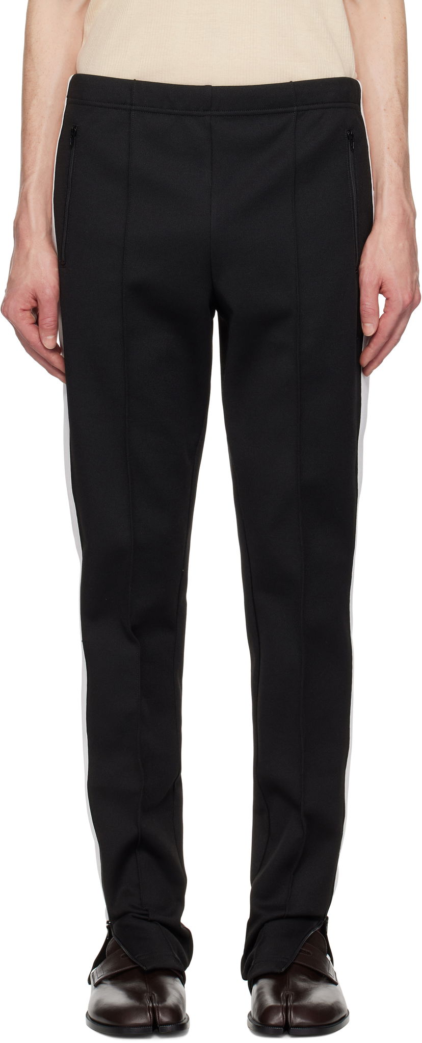 Verryttelyhousut Maison Margiela Maison Margiela Striped Sweatpants Musta | S50KA0675 S23168