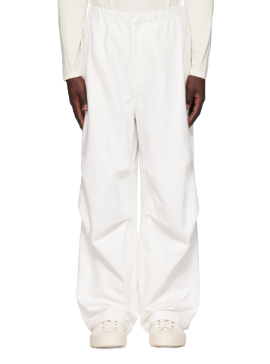 Housut Jil Sander Drawstring Denim Trousers Valkoinen | J21KA0178 J46463