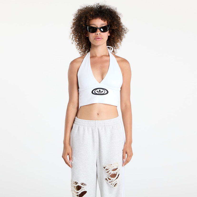 Crop top adidas Originals adidas Originals Campus 2000 V Halter Top Valkoinen | KC8801