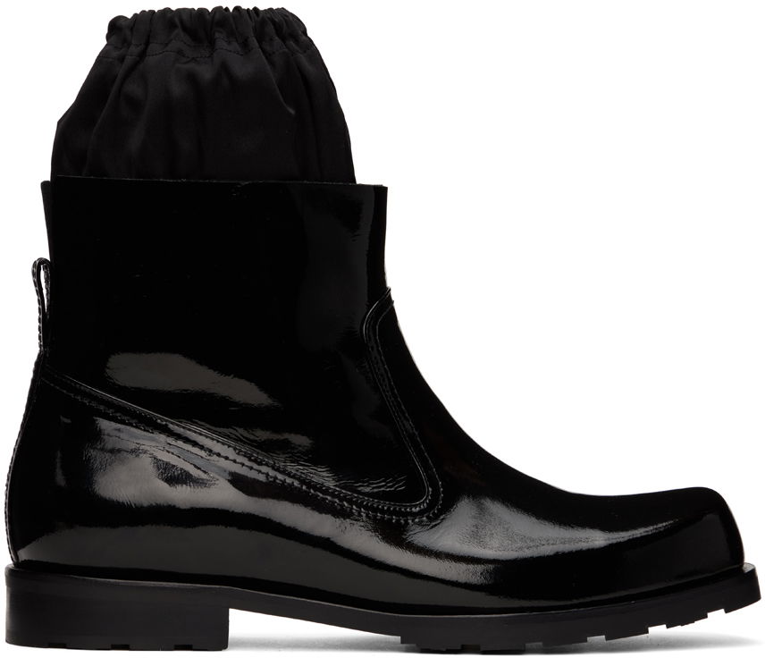 Vaatteet We11done We11done Enamel Boots Musta | WD-AO3-22-435-M-BK, 0