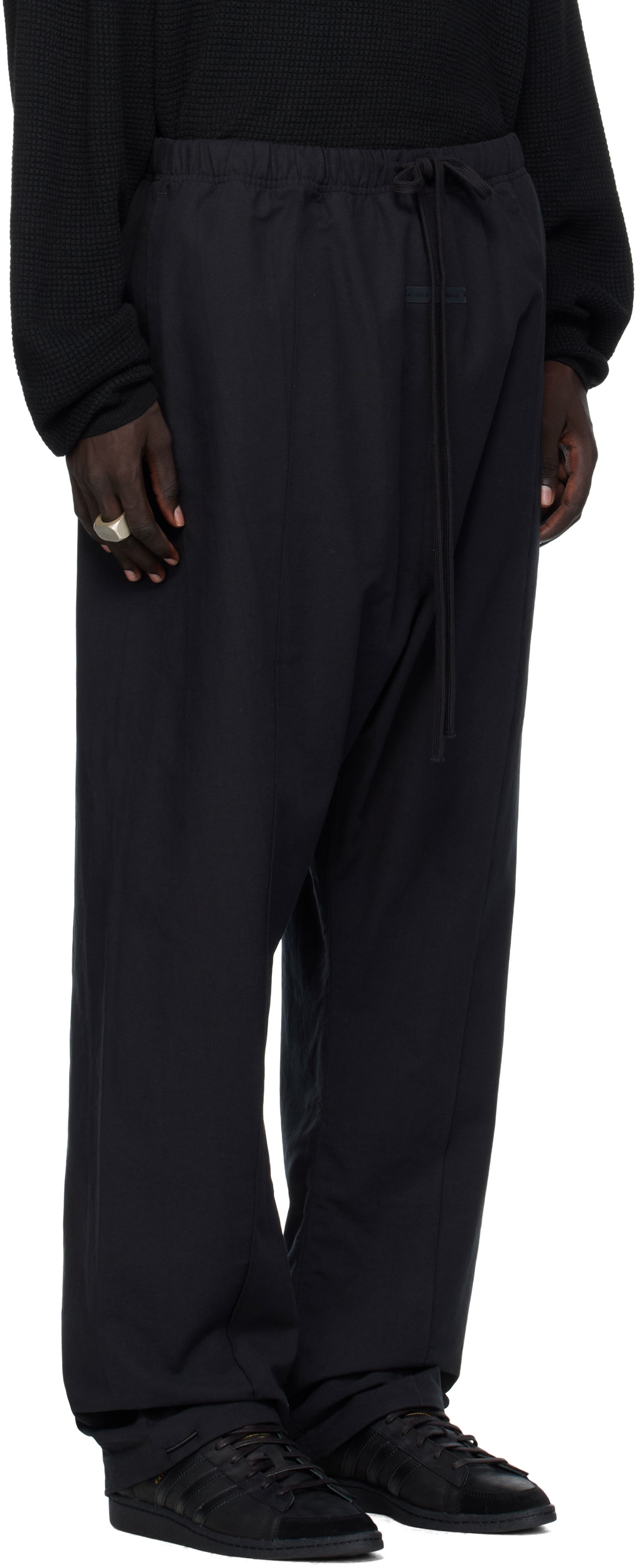 Verryttelyhousut Fear of God Fear of God ESSENTIALS Oxford Relaxed Sweatpants Musta | 130SP258140F, 1