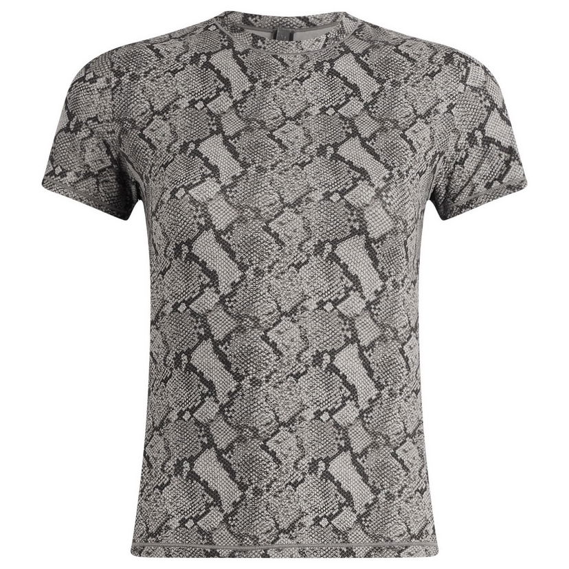 T-paita SKIMS Fits Everybody Snake Print Short Sleeve T-Shirt Harmaa | TP-TSH-9048-GSP
