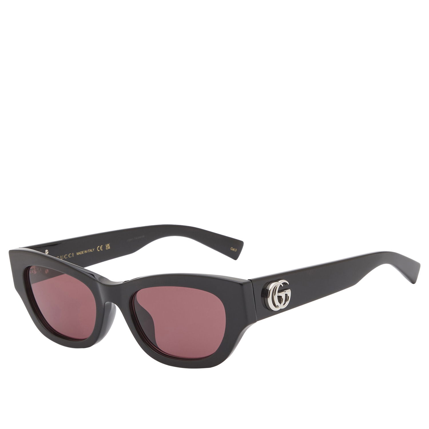 Aurinkolasit Gucci Cat Eye Chunky Frame Sunglasses Musta | GG1954SA-004, 1