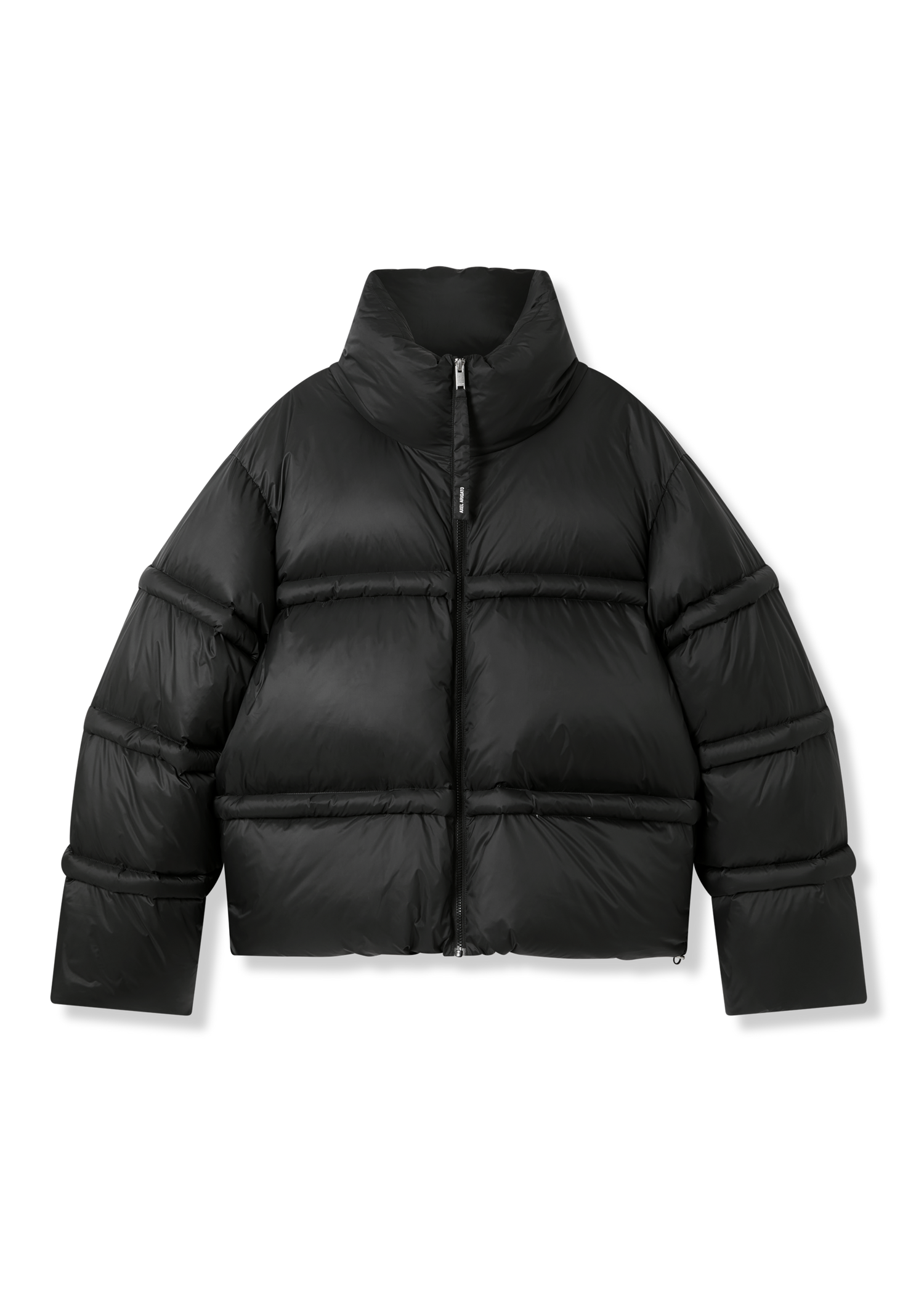Puffer takki AXEL ARIGATO Veil High Collar Puffer Jacket Musta | A3135003, 1