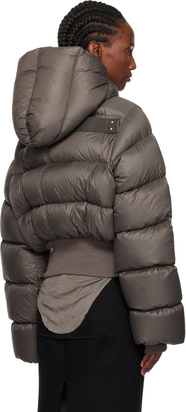 Puffer takki Rick Owens Concordians Hooded Down Jacket Harmaa | RP02E4775 NPD3, 2