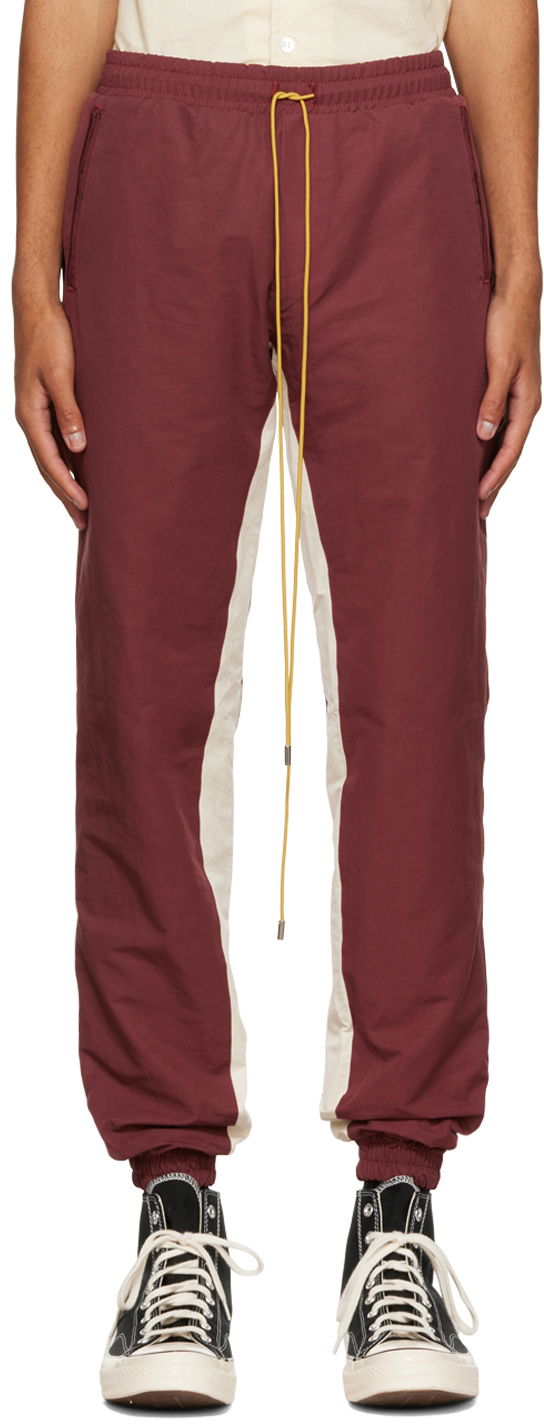 Verryttelyhousut Rhude Rhude World Champion Lounge Pants Burgundia | RHPF22PA10368800