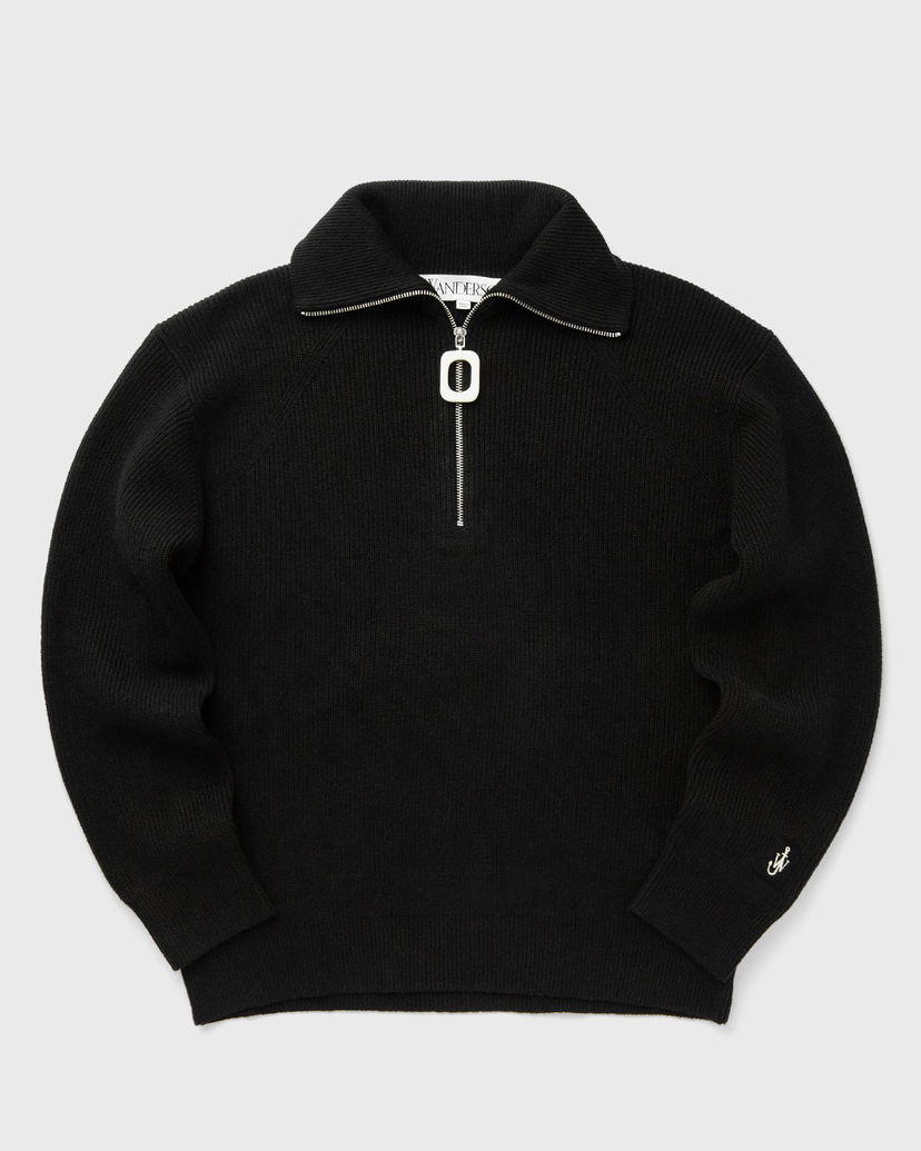 Villapaita JW Anderson JW Anderson Half-Zip Jumper Musta | KW1285-YN0372-999
