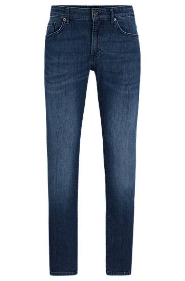 Jeans BOSS Slim-Fit Comfort-Stretch Denim Jeans Sininen | 50513620