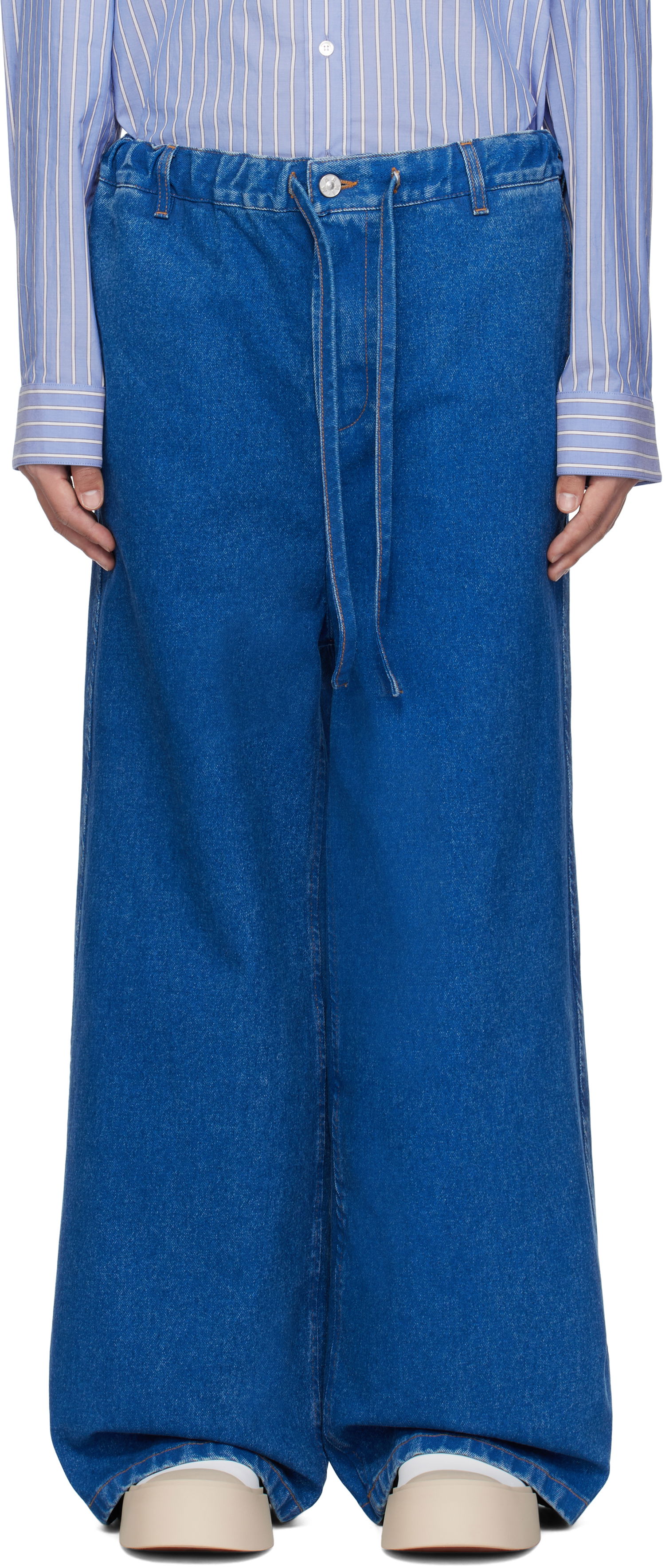 Jeans Marni Marni Drawstring Jeans Sininen | PUJU0104A0 USCU83, 0