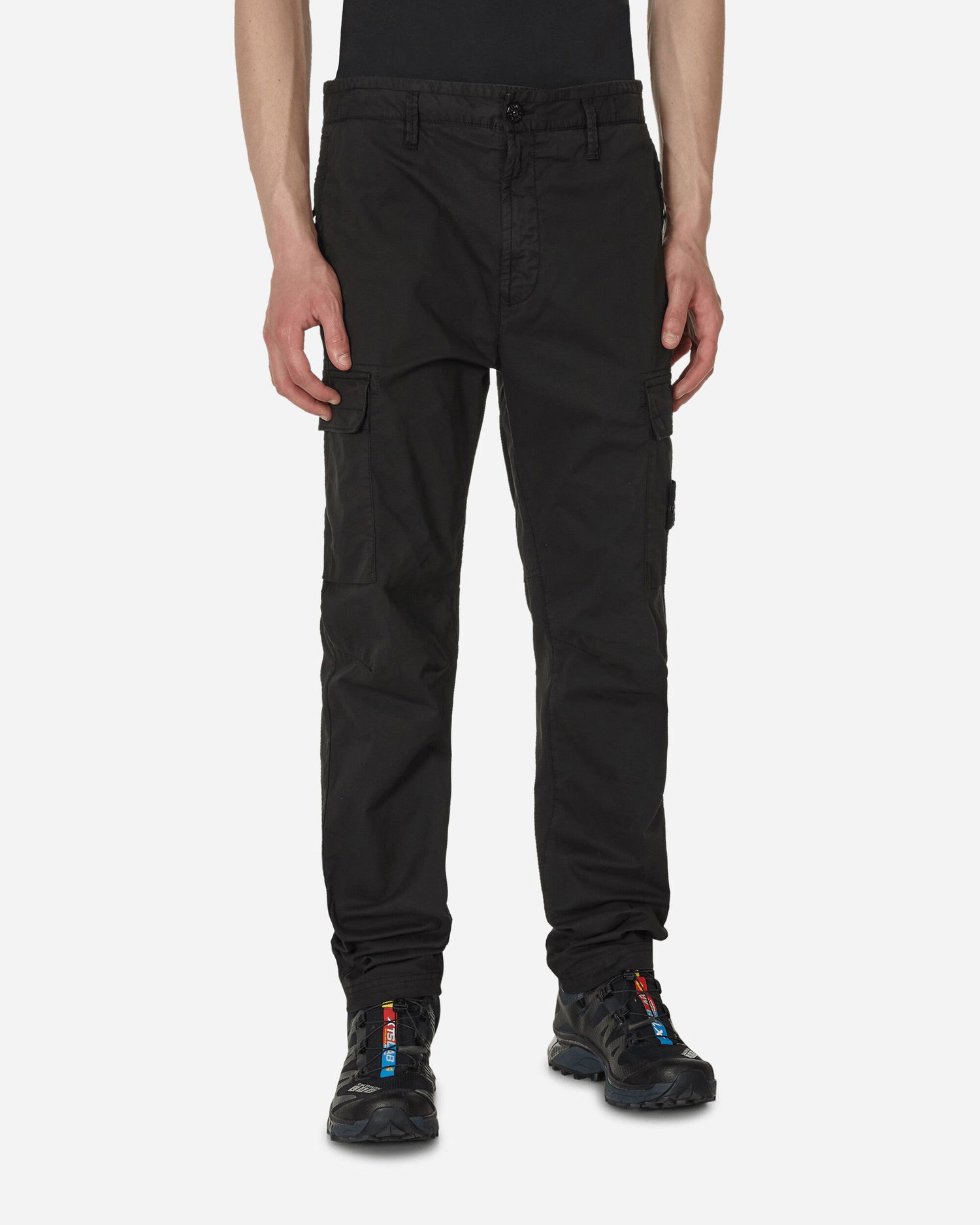 Cargo housut Stone Island Regular Tapered Cargo Trousers Musta | MO101530410 A0029, 0
