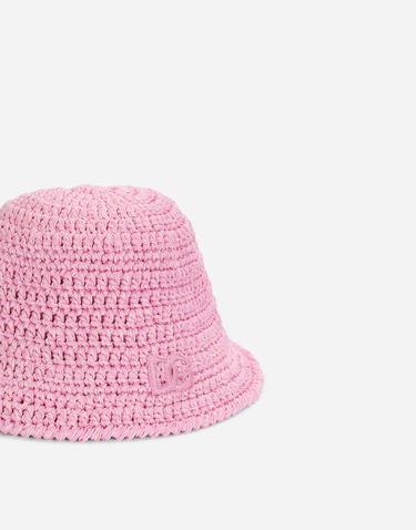 Hattu Dolce & Gabbana Dolce & Gabbana Crochet Bucket Hat Vaaleanpunainen | LBKH85JACV2S9000, 2