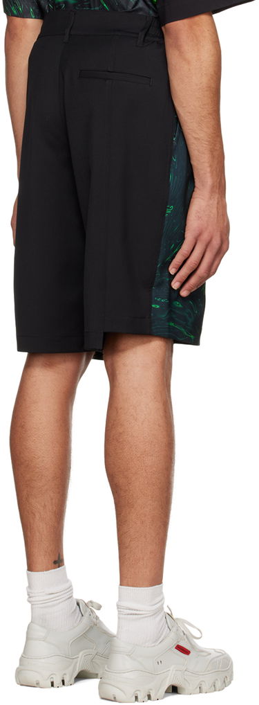 Shortsit Feng Chen Wang Feng Chen Wang Lacquerware Shorts Musta | FUF14ST01, 2