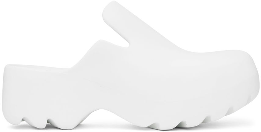 Tennarit ja kengät Bottega Veneta Flash Clogs "White" Valkoinen | 734548 V11T0, 0