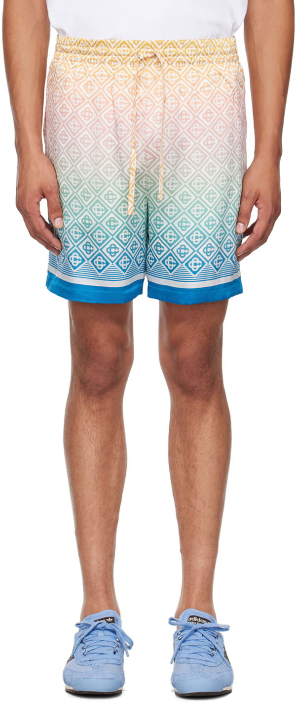 Shortsit Casablanca Gradient Monogram Shorts Monivärinen | MPF24-TR-012-04