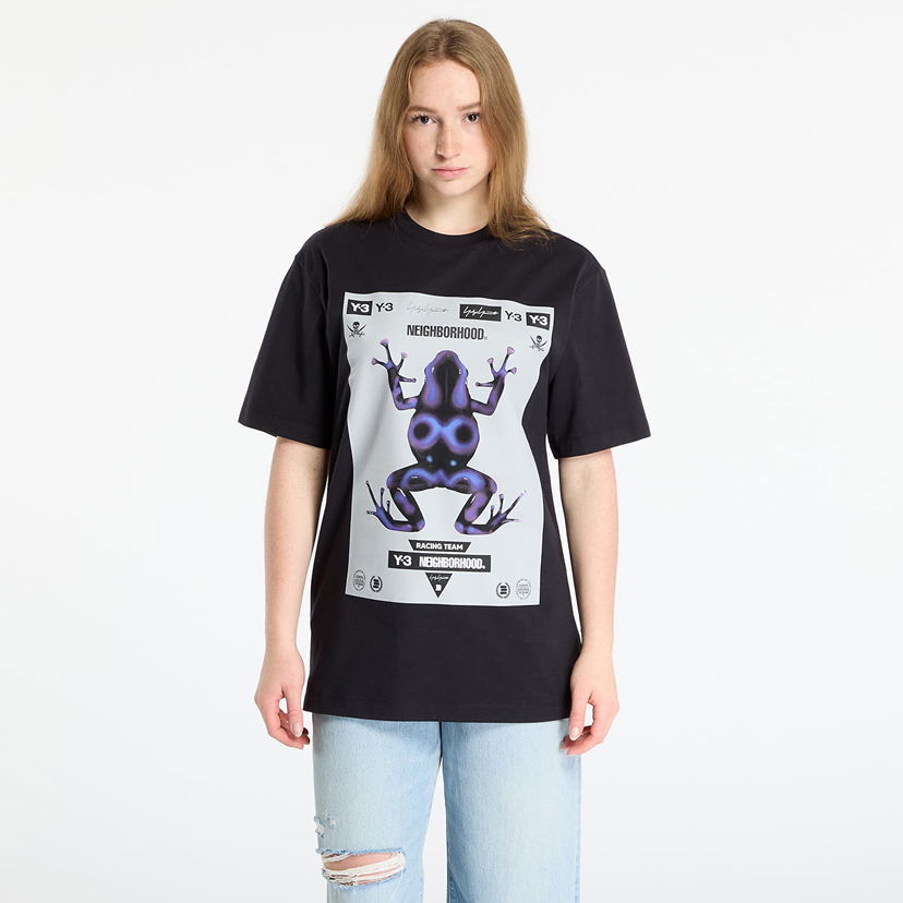 T-paita Y-3 Y-3 x Neighborhood Frog Graphic T-Shirt Musta | JW6998
