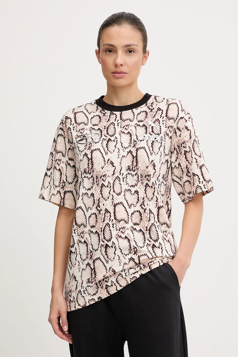 T-paita Puma A$AP ROCKY Snakeskin Print T-Shirt Monivärinen | 635239