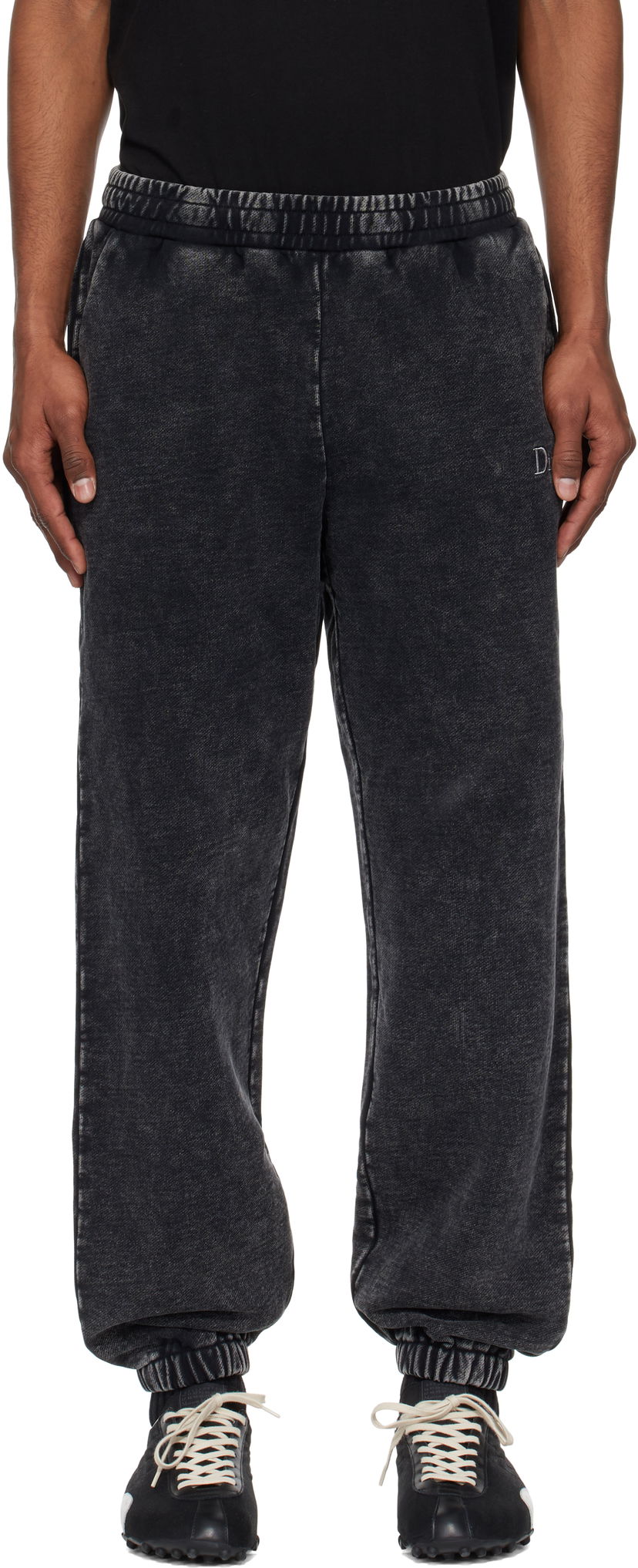 Verryttelyhousut Dime Dime Classic French Terry Sweatpants Musta | DIME2SP2537BLK