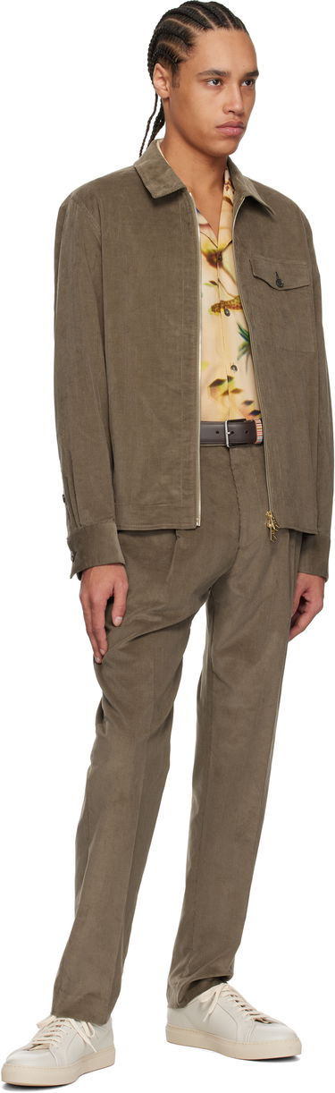 Takki Paul Smith Paul Smith Zip Corduroy Jacket Vihreä | M1R-163Z-P02566-71, 3