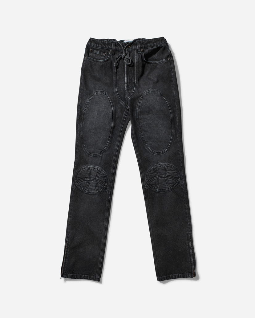 Jeans Jean Paul Gaultier Lace-Up Denim Pants Musta | 2431FJE148LP-D016 06