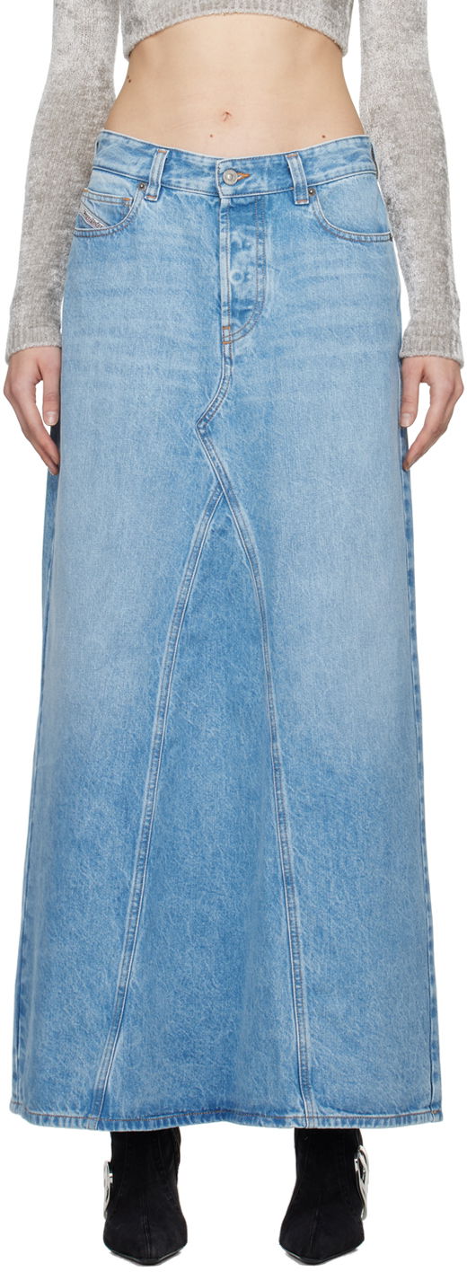 Hame Diesel De-Pago Denim Maxi Skirt Sininen | A10716 09I29