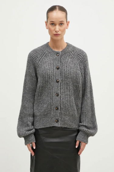 Villapaita Samsoe Samsoe Crewneck Sweater Harmaa | F24300040, 0