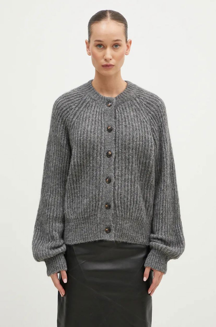 Villapaita Samsoe Samsoe Crewneck Sweater Harmaa | F24300040