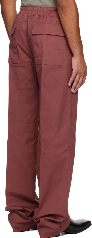 Housut Rick Owens Concordians Dietrich Drawstring Trousers Burgundia | RU02E1378 TE, 2