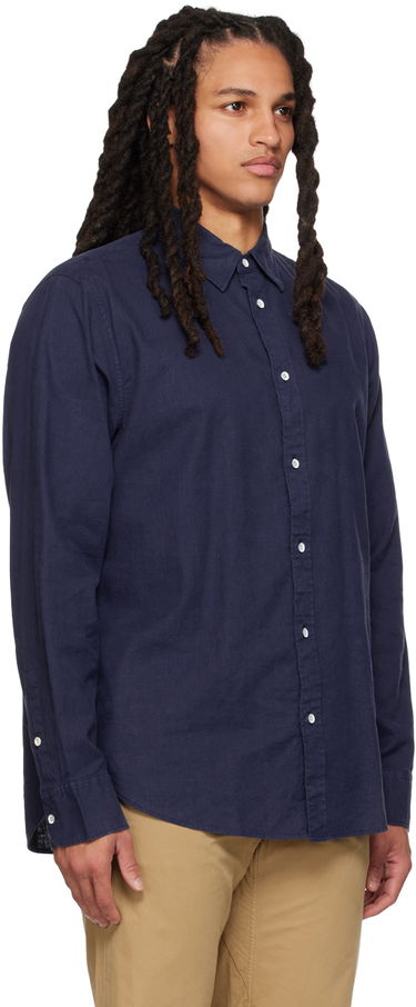 Paita rag & bone Rag & Bone Gus Button-Down Shirt Tummansininen | MBW23PA440CHML, 1