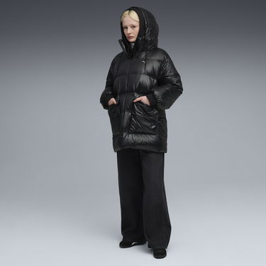 Puffer takki Puma Hooded Down Puffer Jacket Style Musta | 688389_01, 2