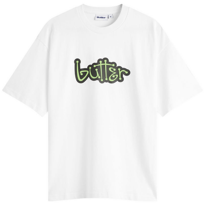 T-paita Butter Goods Connection T-Shirt, Size Large Valkoinen | BG253102-WHT