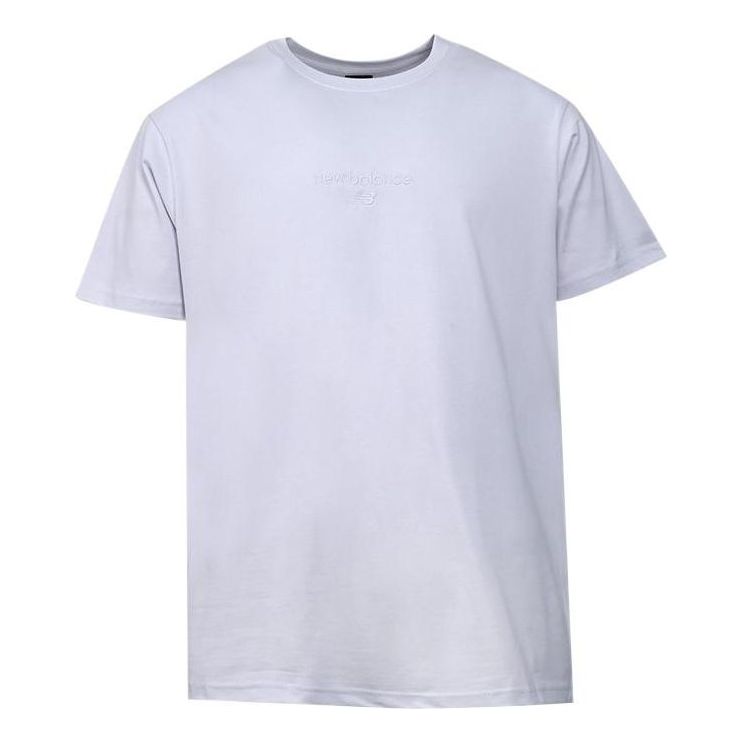 T-paita New Balance New Balance Embroidered Knit Sports T-Shirt Violetti | AMT21548-LIA