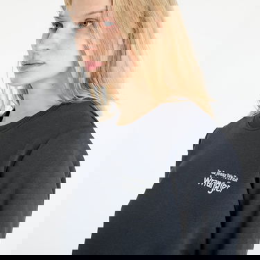 Huppari Wrangler Regular Sweat Faded Black Musta | 112356510, 1