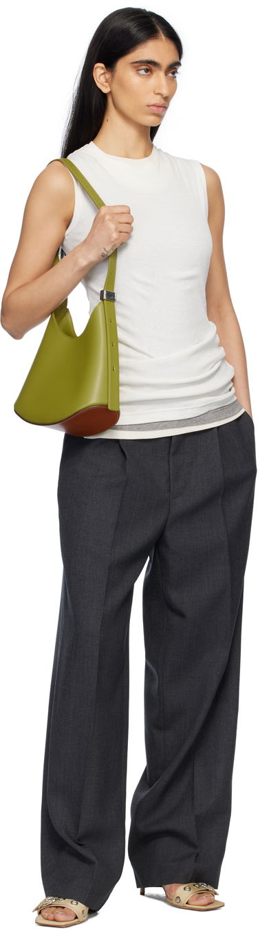 Asusteet Aeyde Aeyde Ilvy Eyelet Grosgrain Mules Beige | A11-HS-GAIS55TB188-SS25-957-069, 4