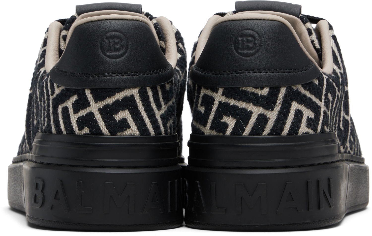 Tennarit ja kengät Balmain B-Court Monogram Monivärinen | FM1VI288TJCM, 1