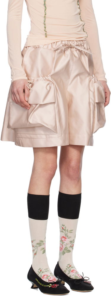 Shortsit Simone Rocha Simone Rocha Cargo Flap Shorts Vaaleanpunainen | 4152 1221, 4
