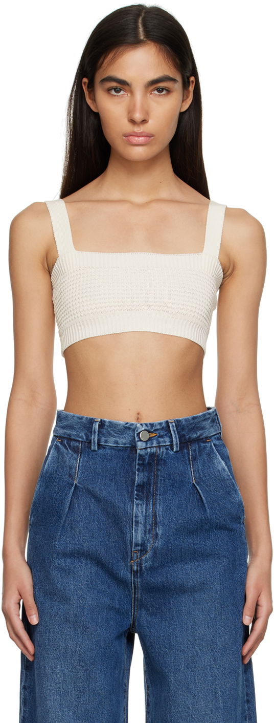 Tankkitoppi Loulou de Saison Loulou de Saison Senna Tank Top Valkoinen | SENNA