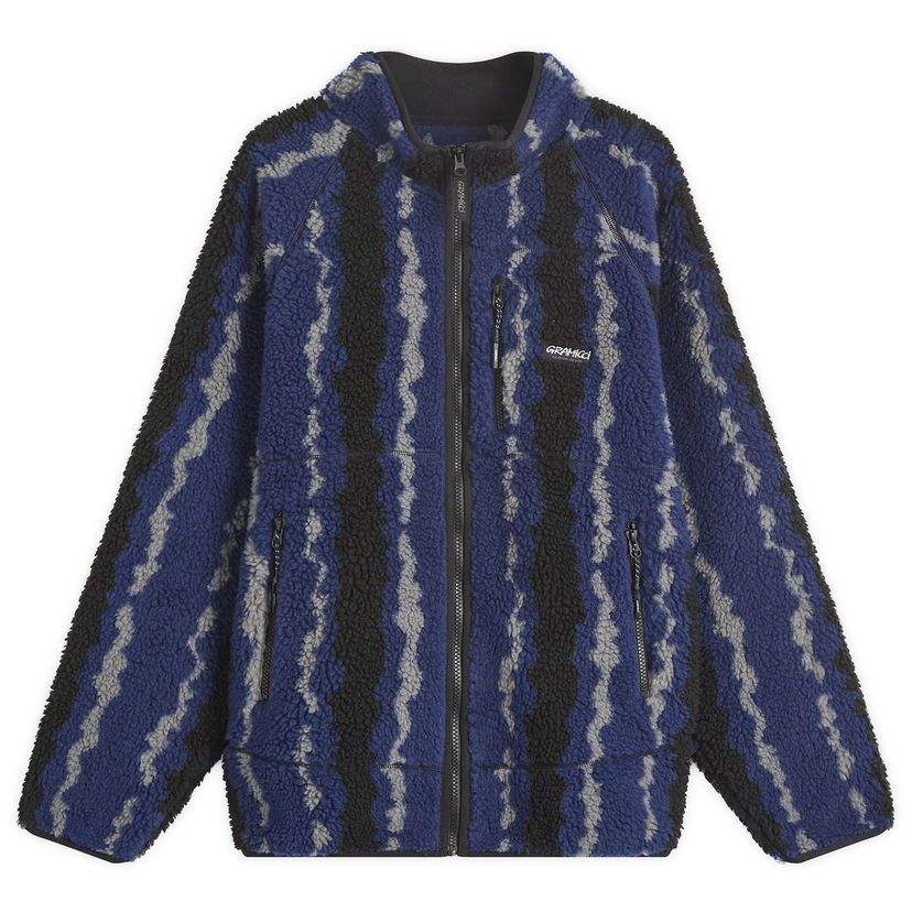 Takki GRAMICCI Gramicci Ripple Sherpa Fleece Jacket Sininen | G5FU-J043-NVR