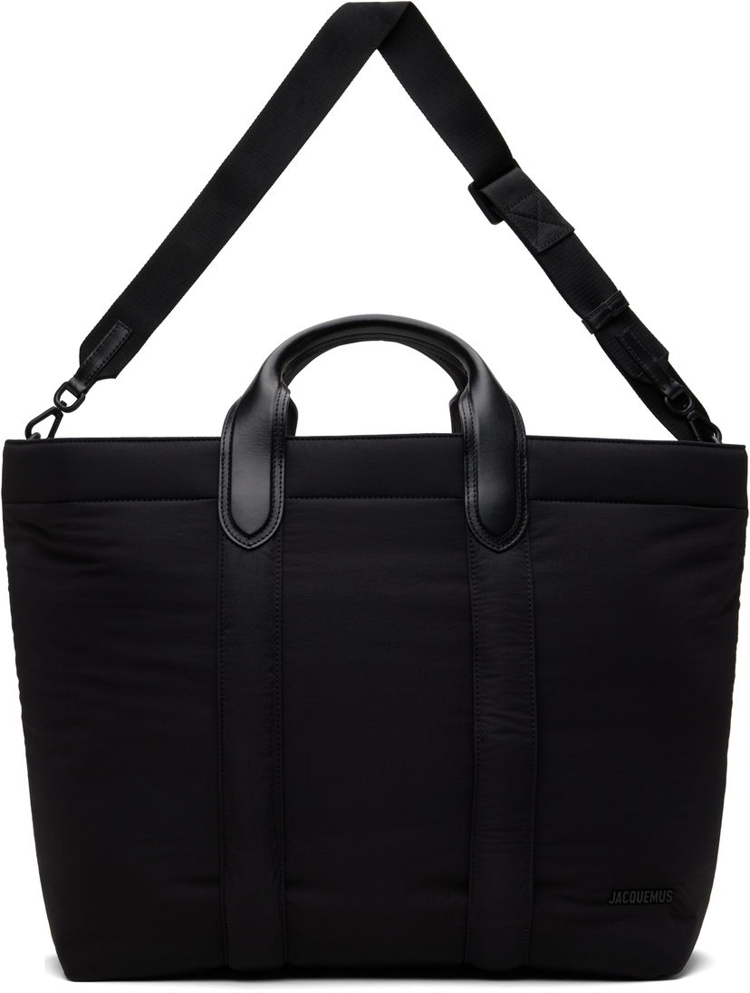 Kangaskassi Jacquemus JACQUEMUS La Croisière 'The Bambino Shopper' Tote Musta | 25E255BA423-3174